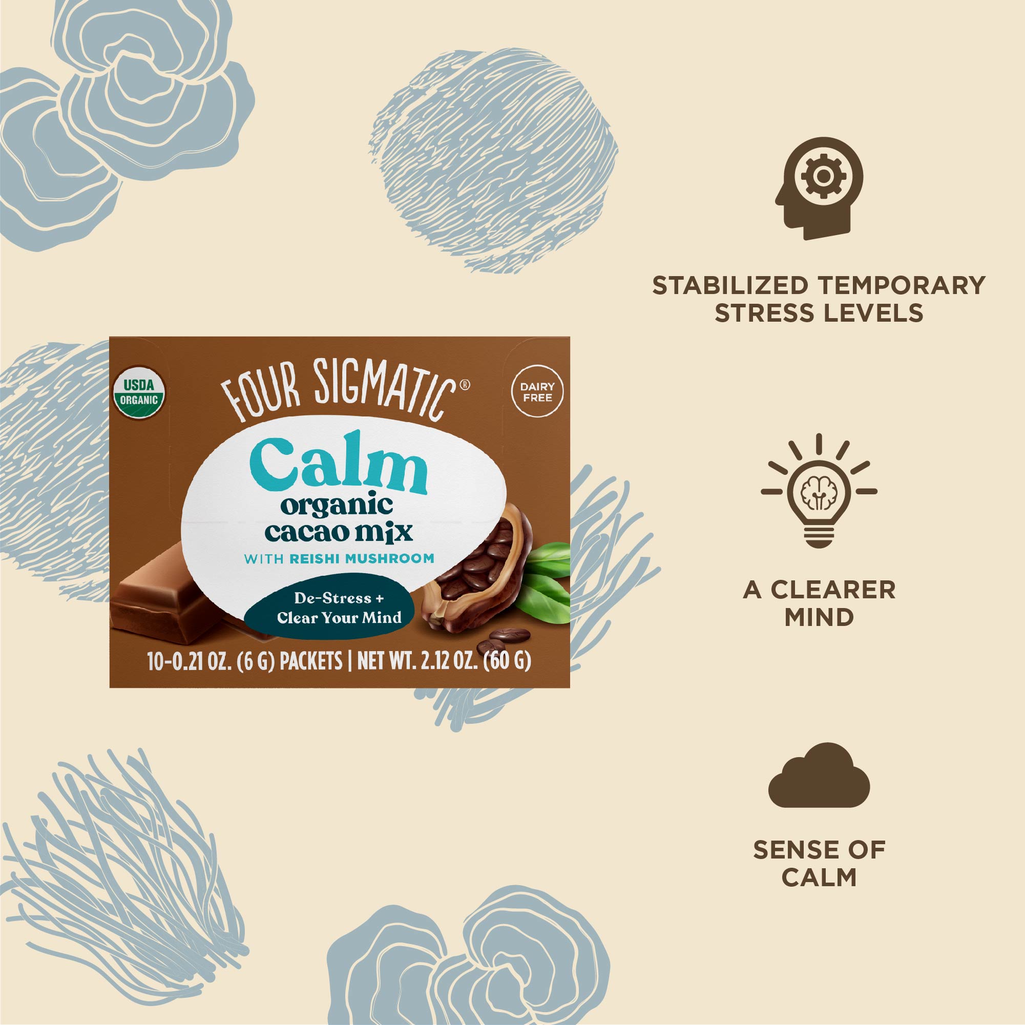 Calm Cacao Packets - Calm Cozy Cacao Blend