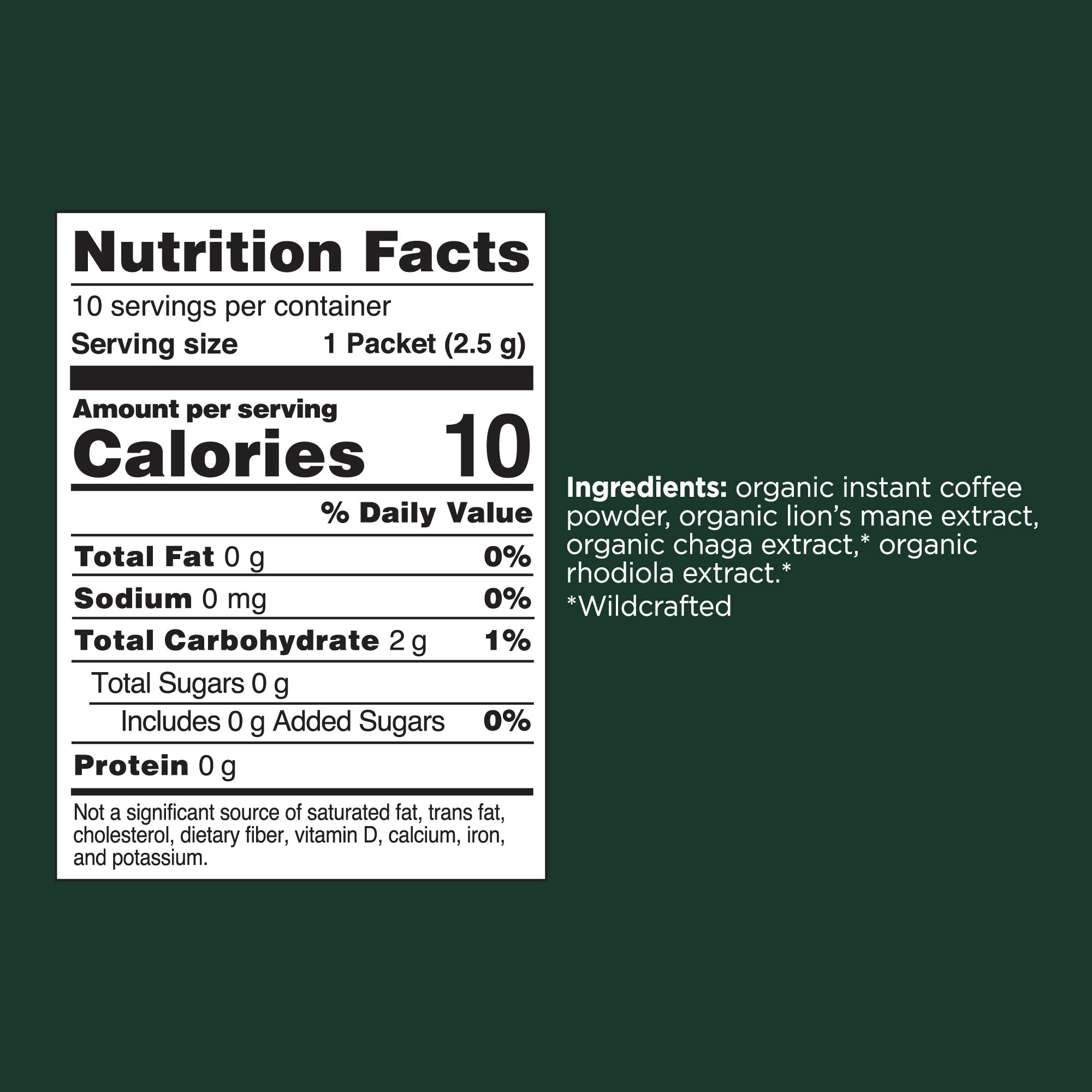 Focus Instant Coffee Packets - Focus Superfood Coffee Blend