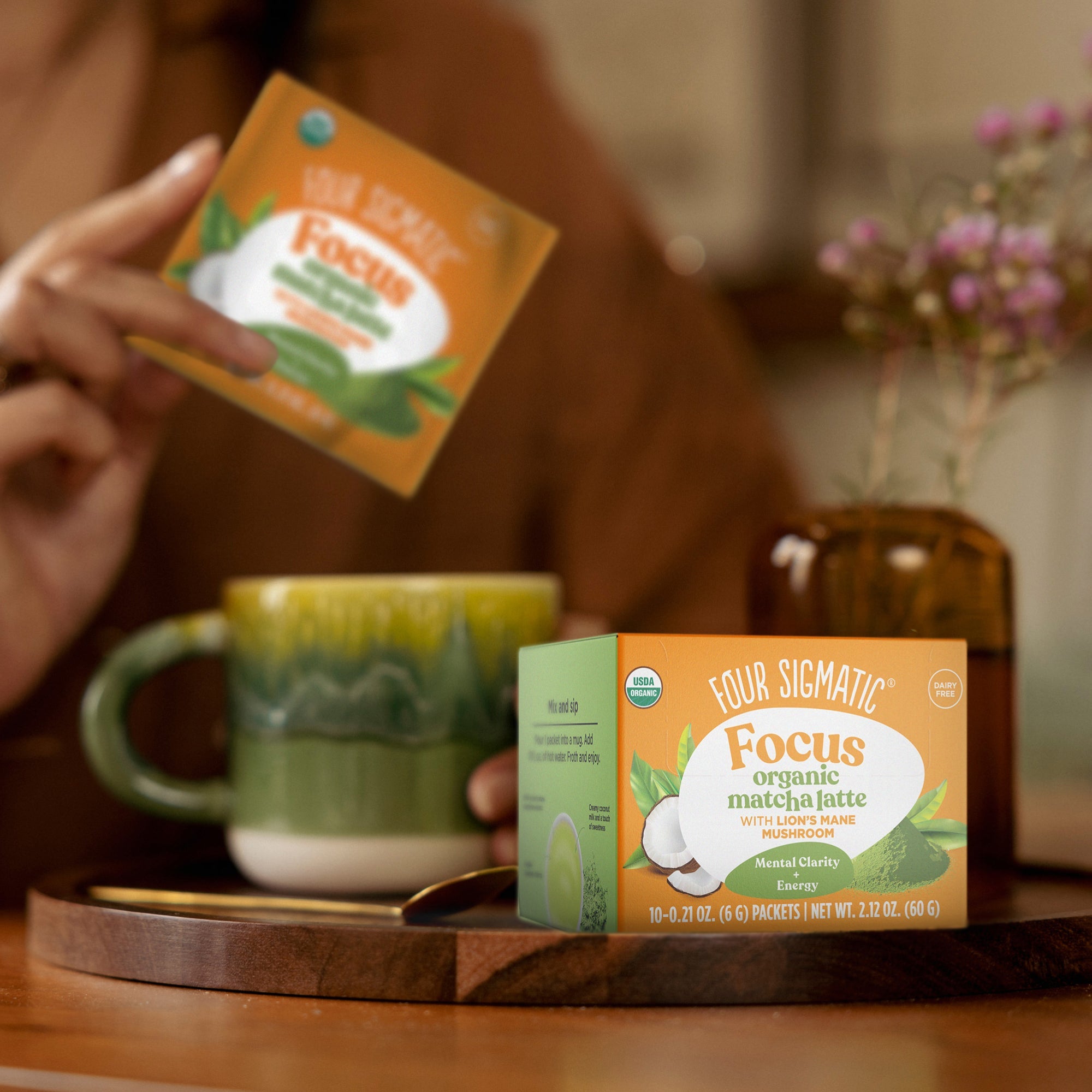 Focus Matcha Latte Packets - Matcha Latte Daily Latte Blend