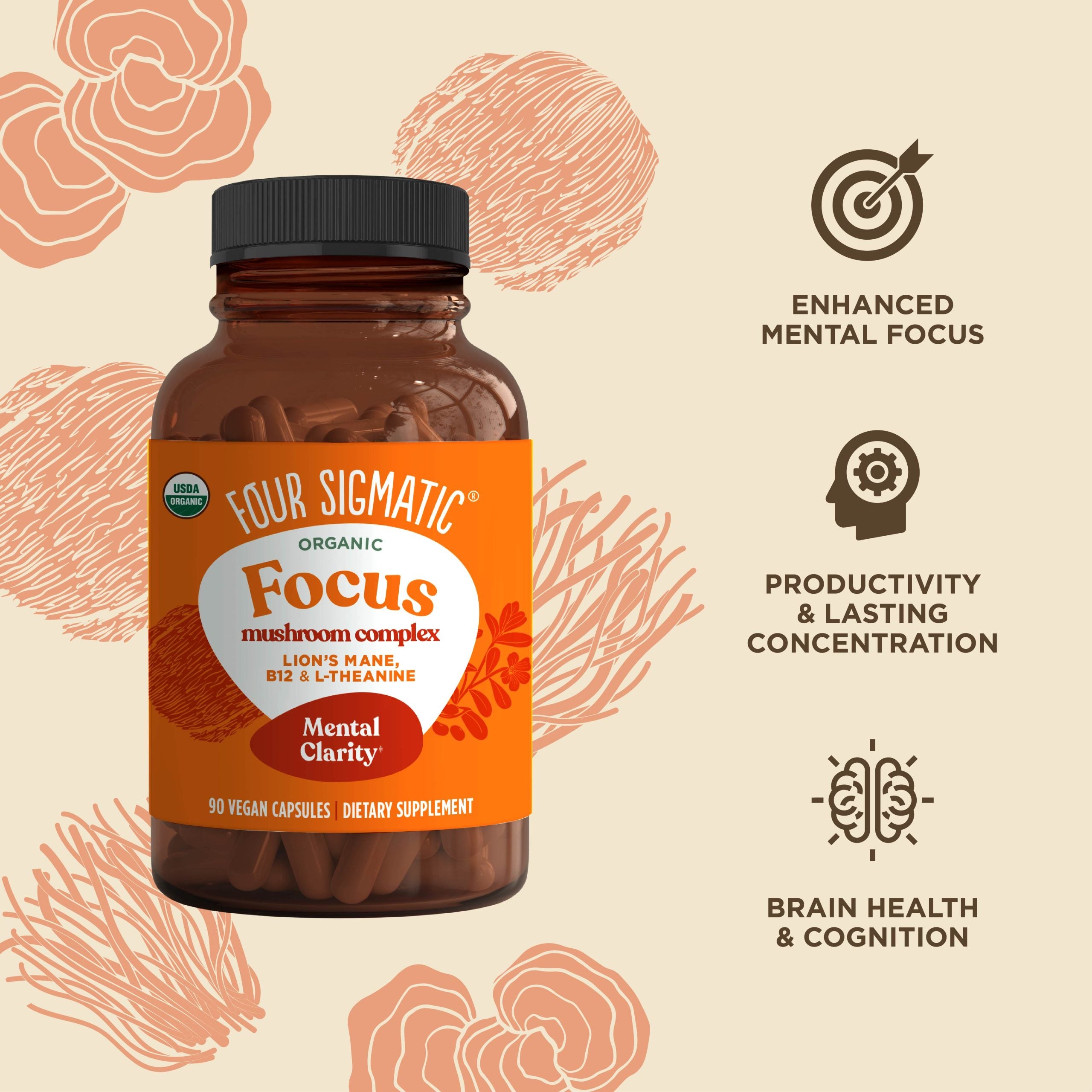 Focus Capsules - Focus Functional Mushroom Capsules