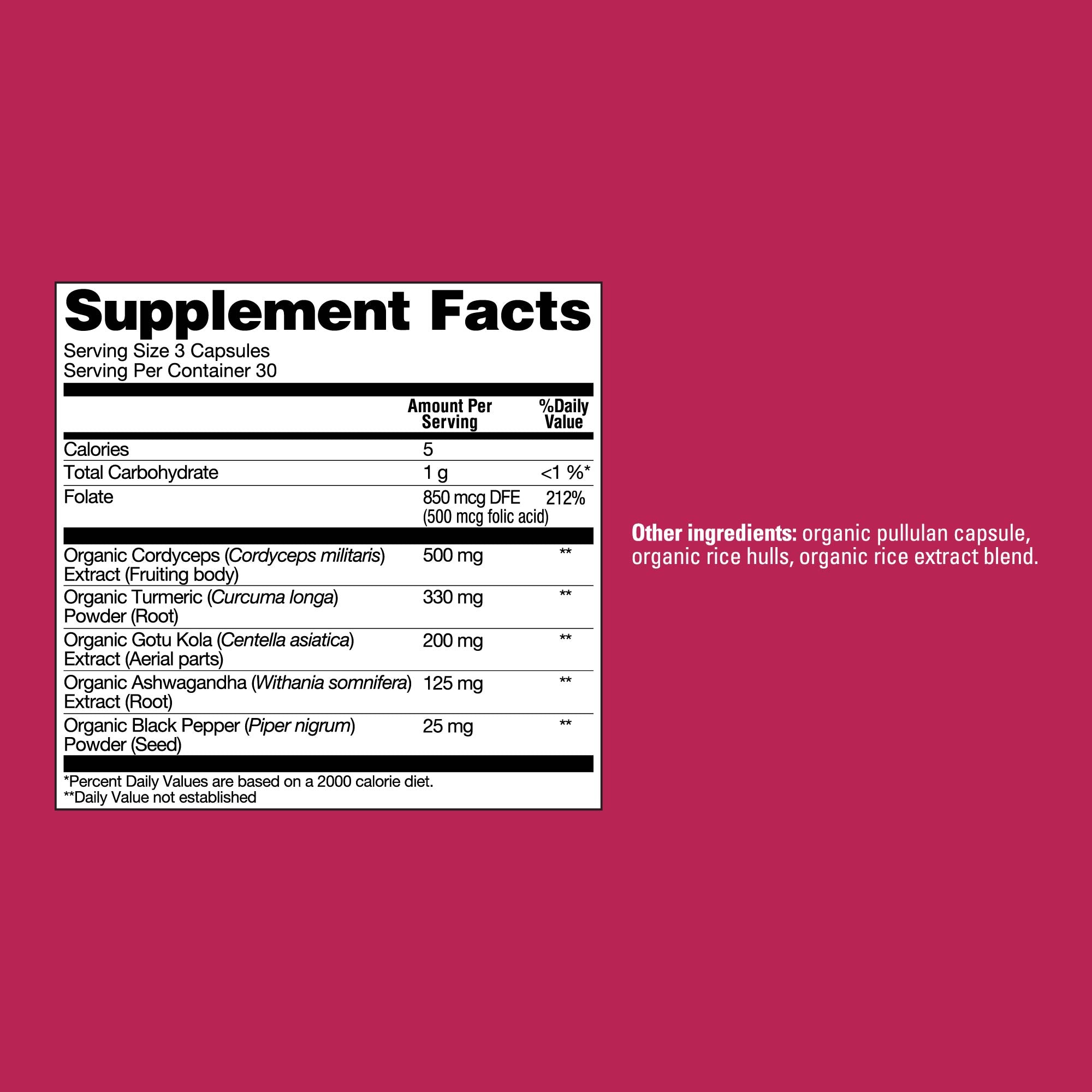 Memory Capsules - Memory Functional Mushroom Capsules