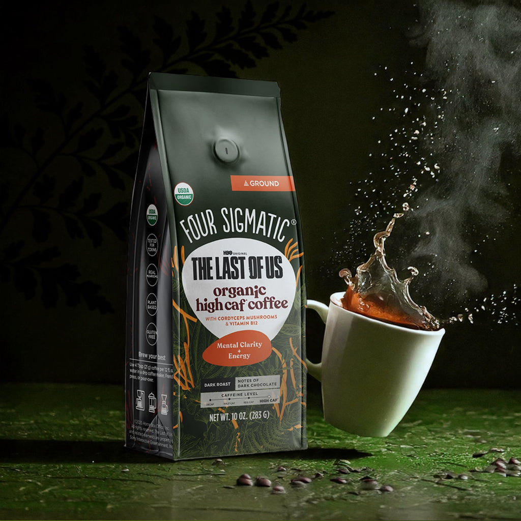 HBO Original The Last Of Us - Organic High Caf Ground Coffee - High Caf Ground Superfood Coffee Blend