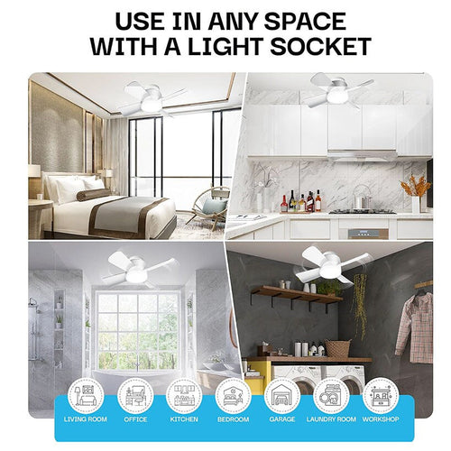 Bell+Howell® Socket Fan Light