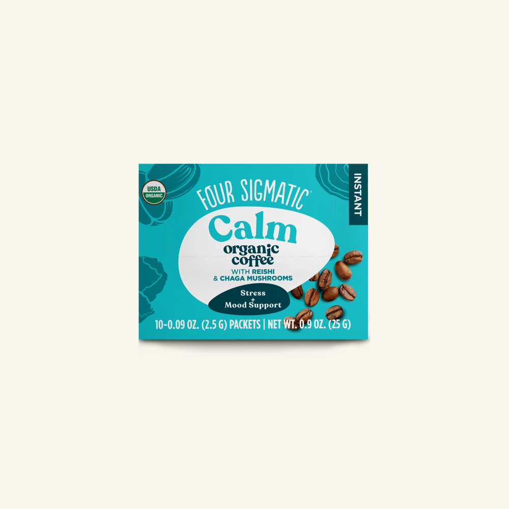 Calm Instant Coffee Packets - Calm Superfood Coffee Blend