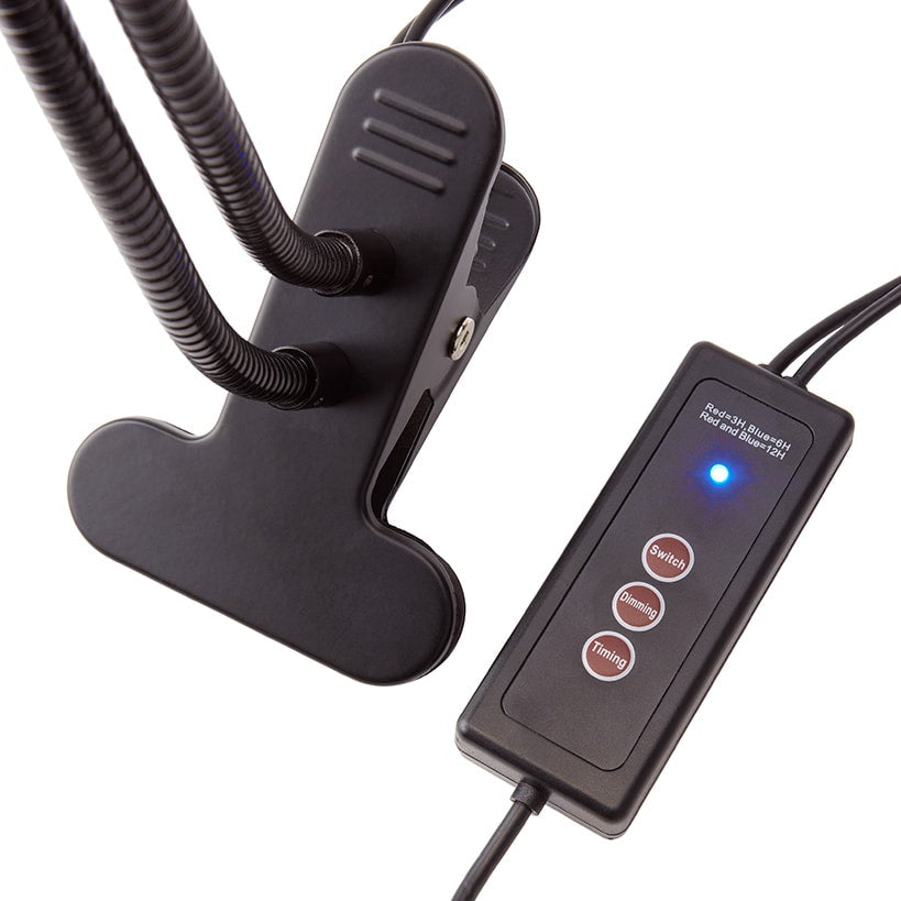 Dual LED Desk Lamp 3 Color Modes 5 Dimming Levels and Timer
