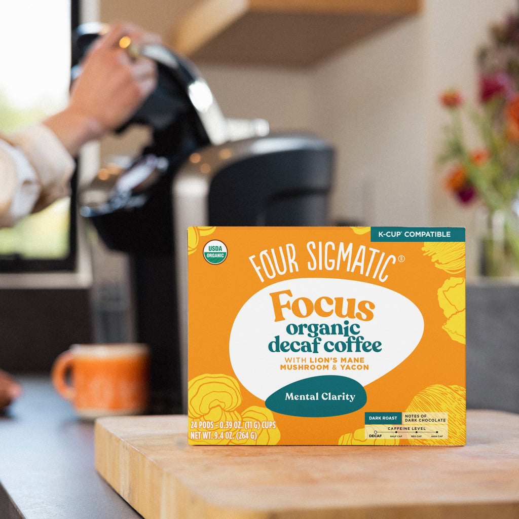 Focus Decaf Coffee Pods (24ct) - Focus Decaf Organic Coffee Pods