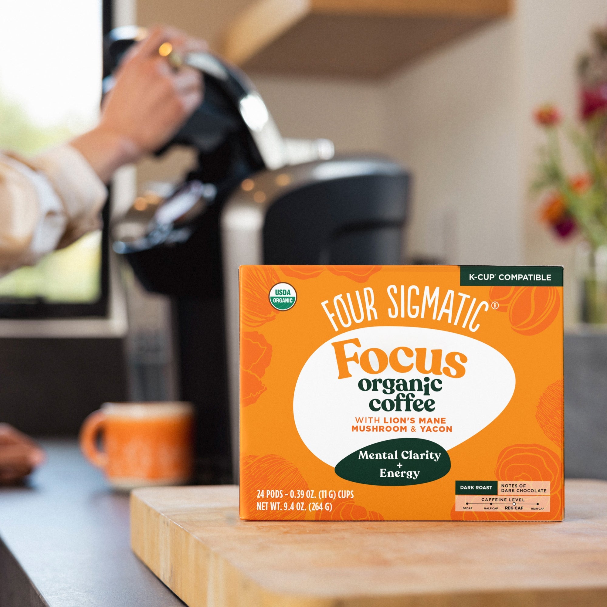 Focus Coffee Pods (24ct) - Focus Organic Coffee Pods