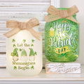 St Patrick's or Valentine's Fairy Light Mason Jar