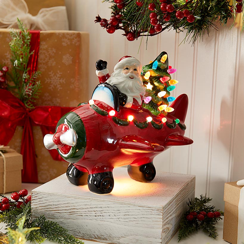 Christmas Lighted Santa