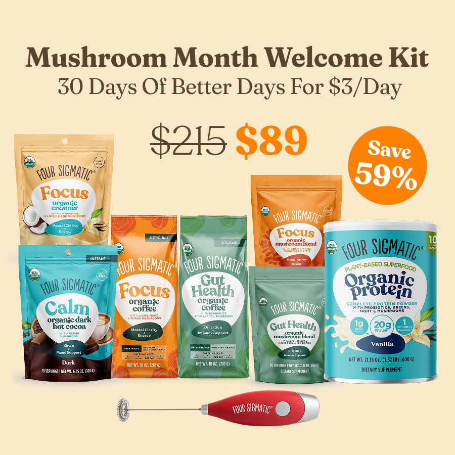 Mushroom Month Welcome Kit - Beginner Wellness Bundle