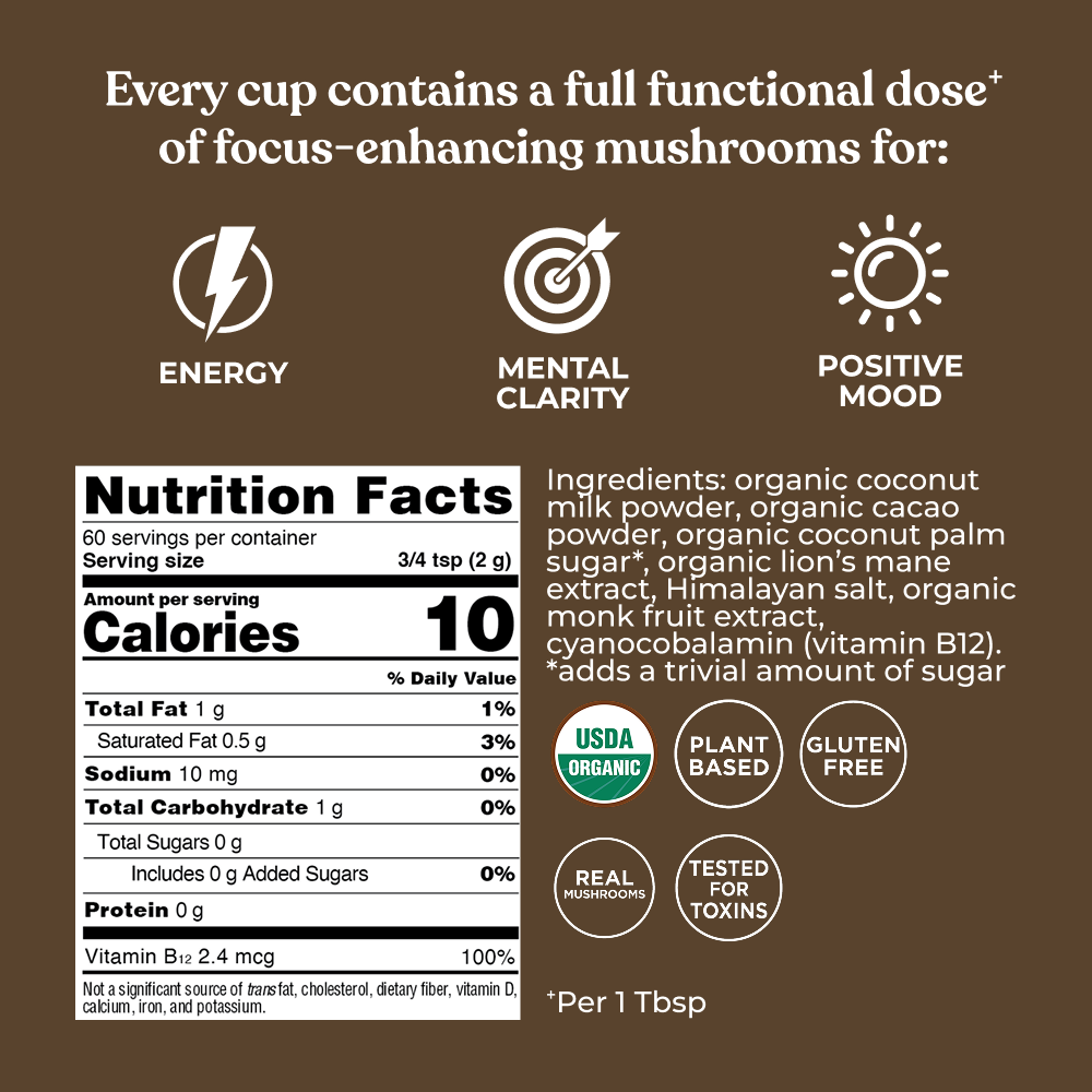 Focus Creamer – Chocolate - Chocolate Smooth Coffee Creamer