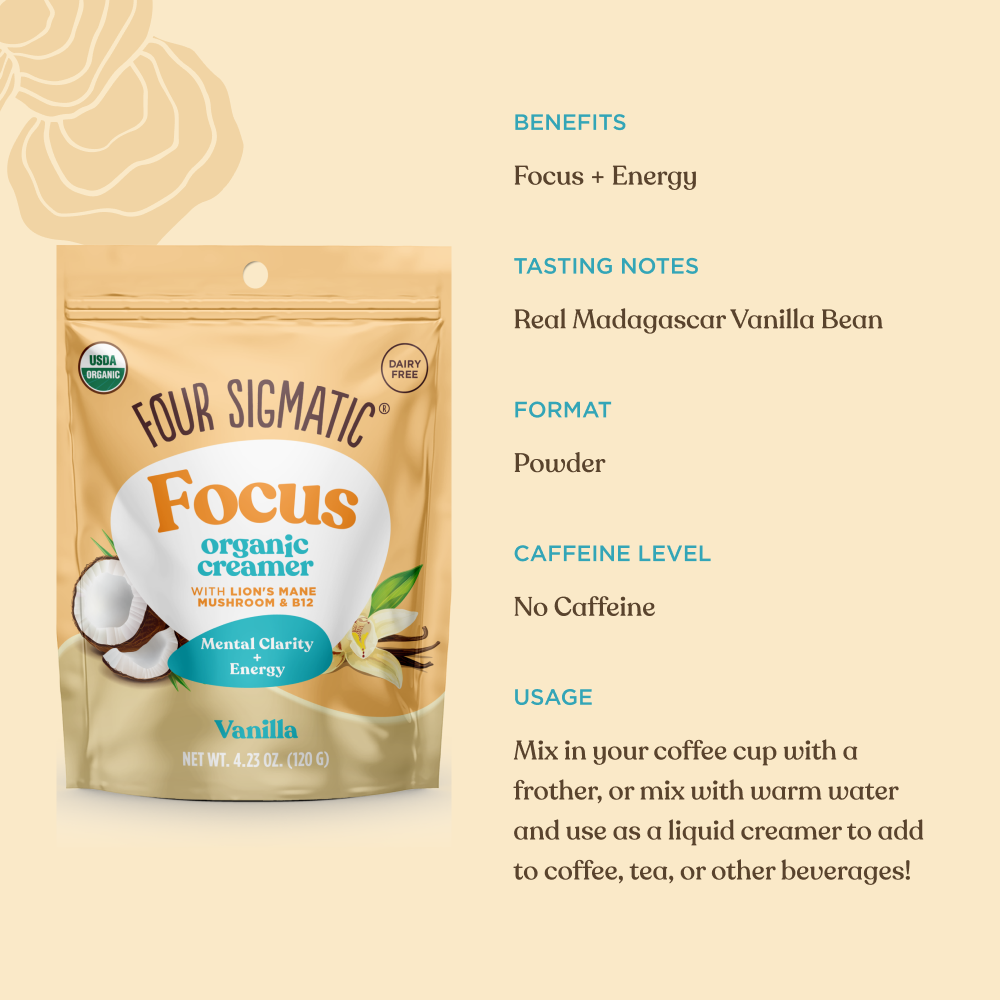 Focus Creamer – Vanilla - Vanilla Smooth Coffee Creamer