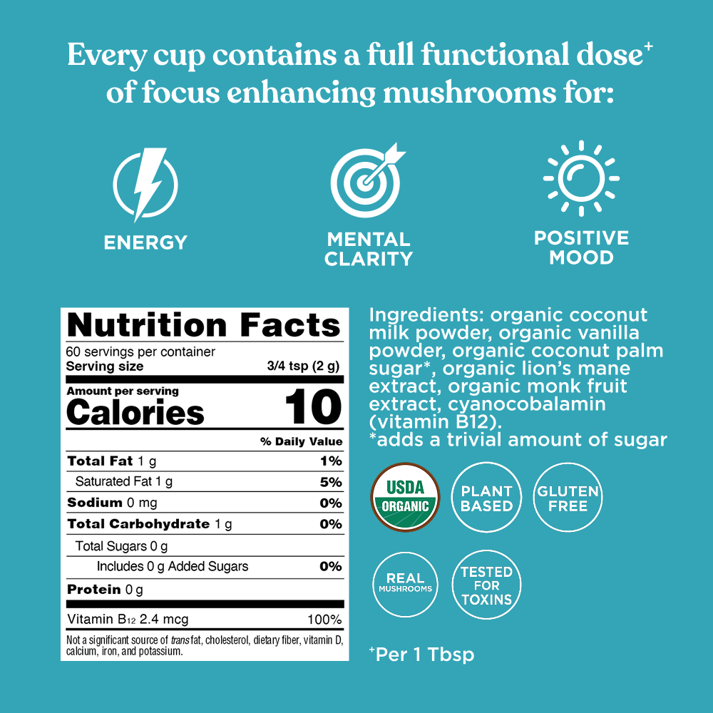 Focus Creamer – Vanilla - Vanilla Smooth Coffee Creamer