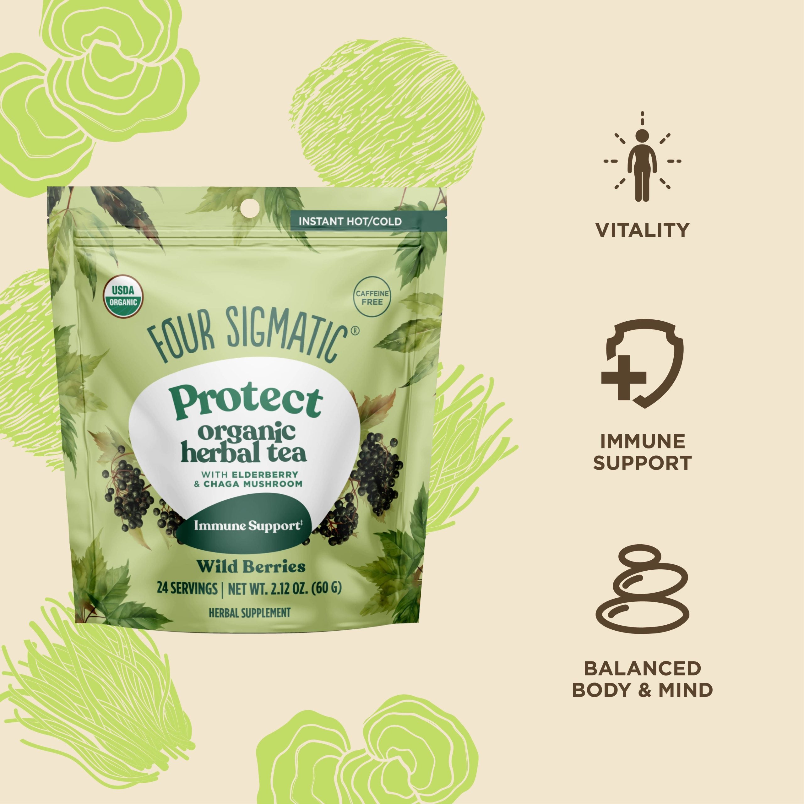 Protect Herbal Tea - Protect Mushroom Tea Blend