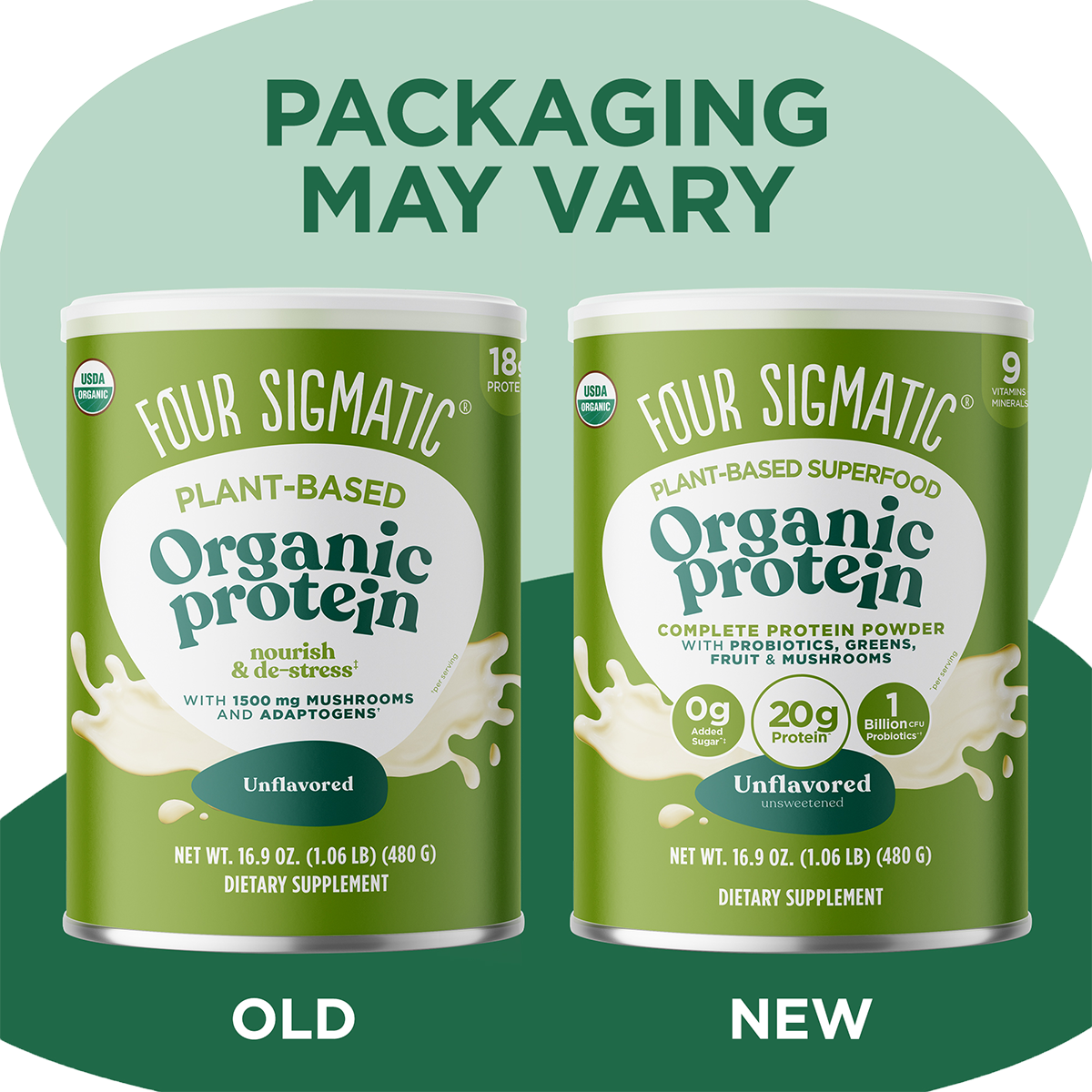 Plant-Based Protein – Unflavored - Unflavored Daily Protein Formula