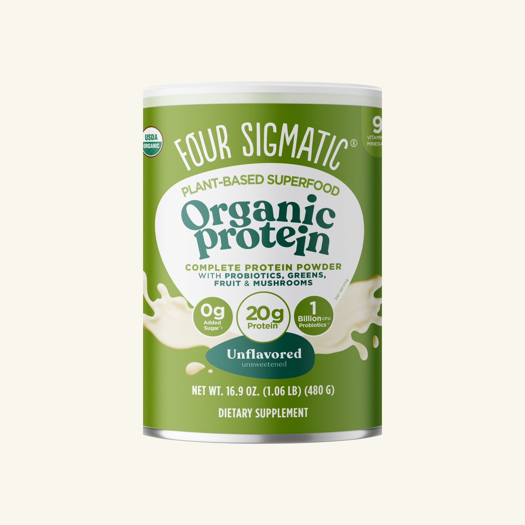 Plant-Based Protein – Unflavored - Unflavored Daily Protein Formula