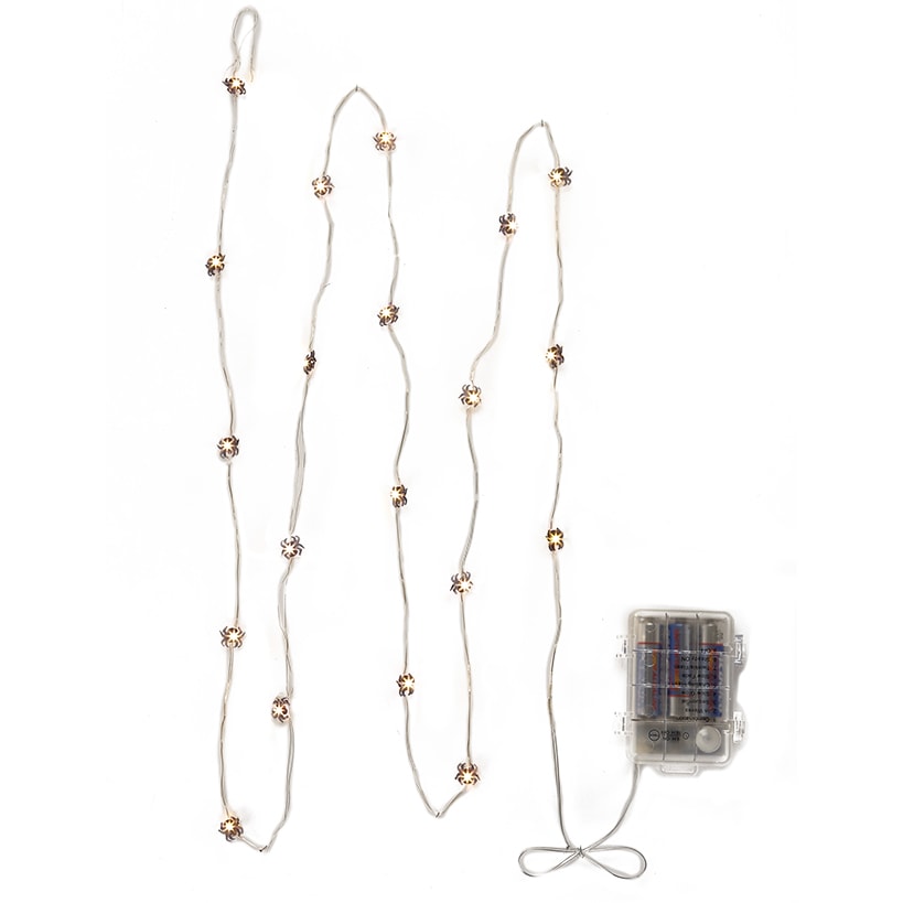 Creepy Crawly Spider Halloween String Lights