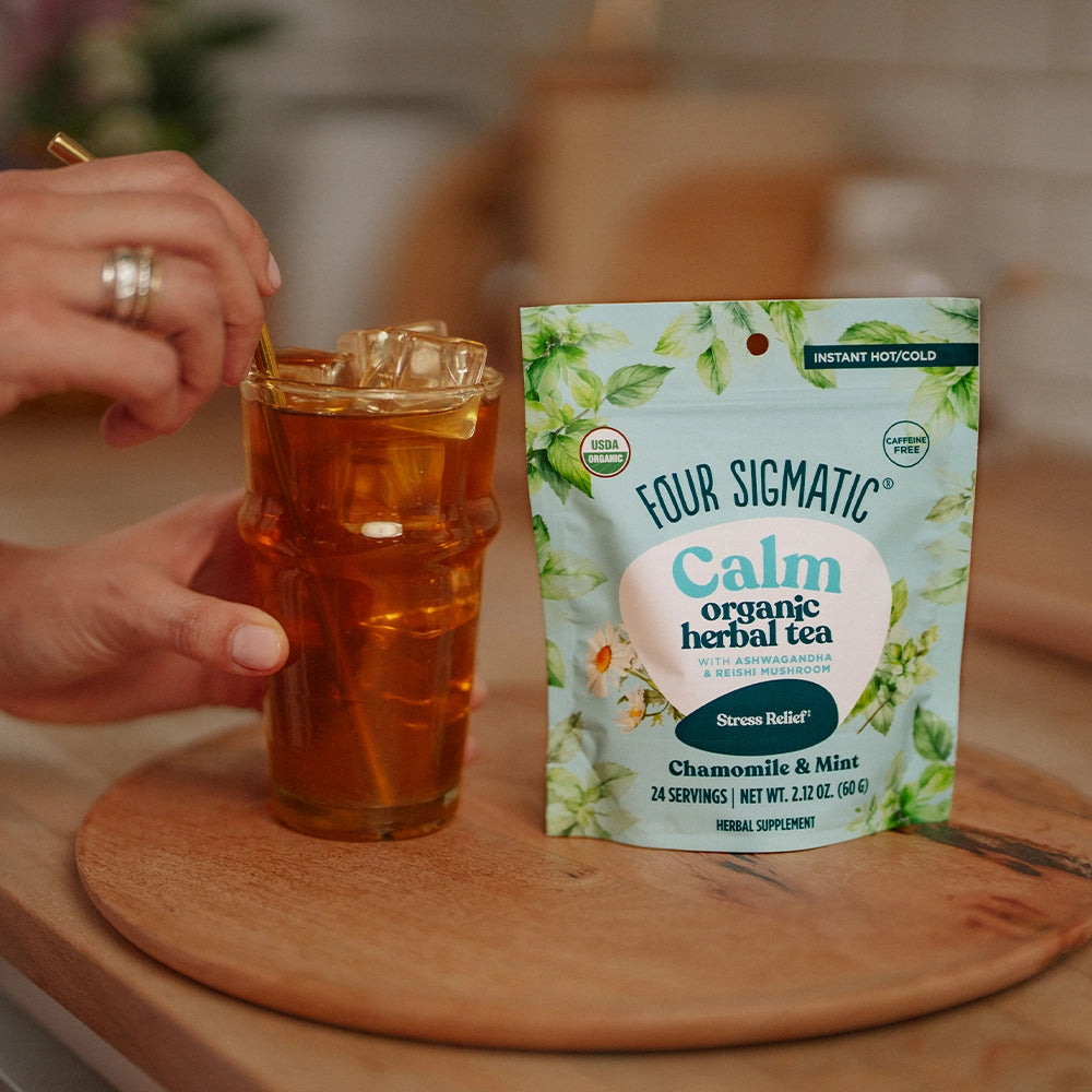 Calm Herbal Tea - Calm Mushroom Tea Blend