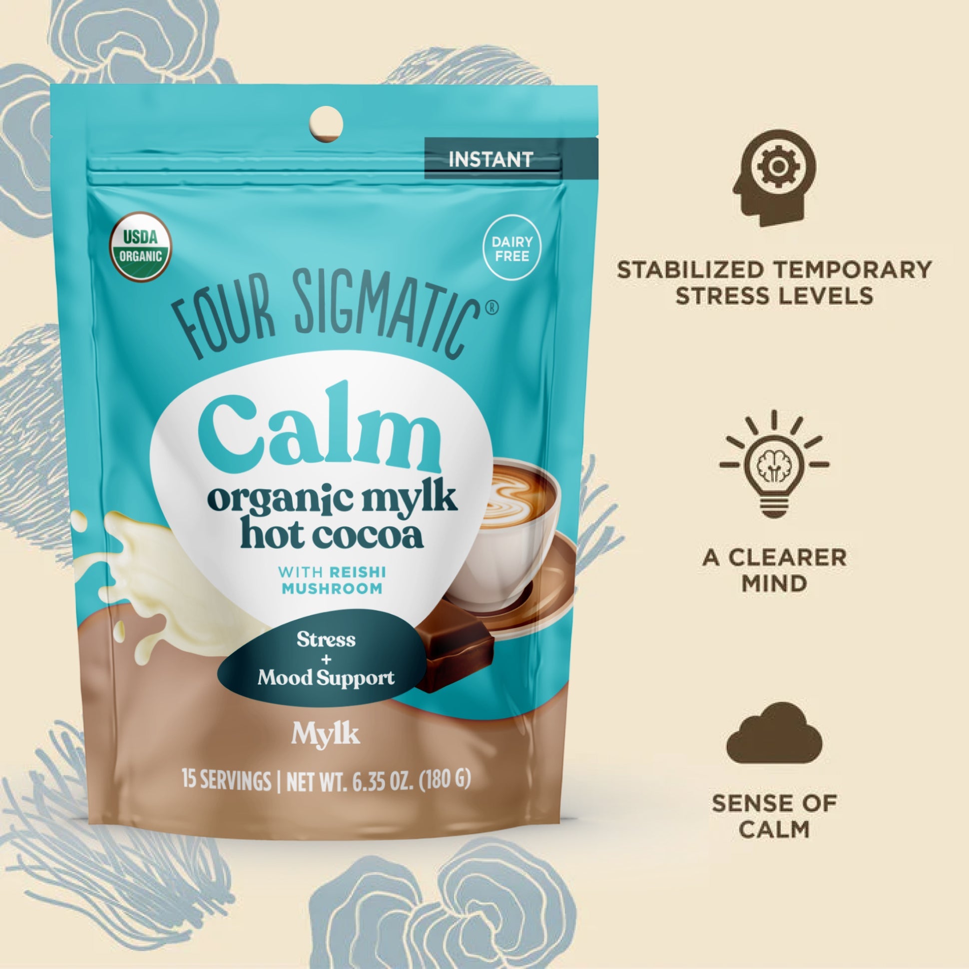 Calm Mylk Hot Cocoa - Calm Cozy Cacao Blend