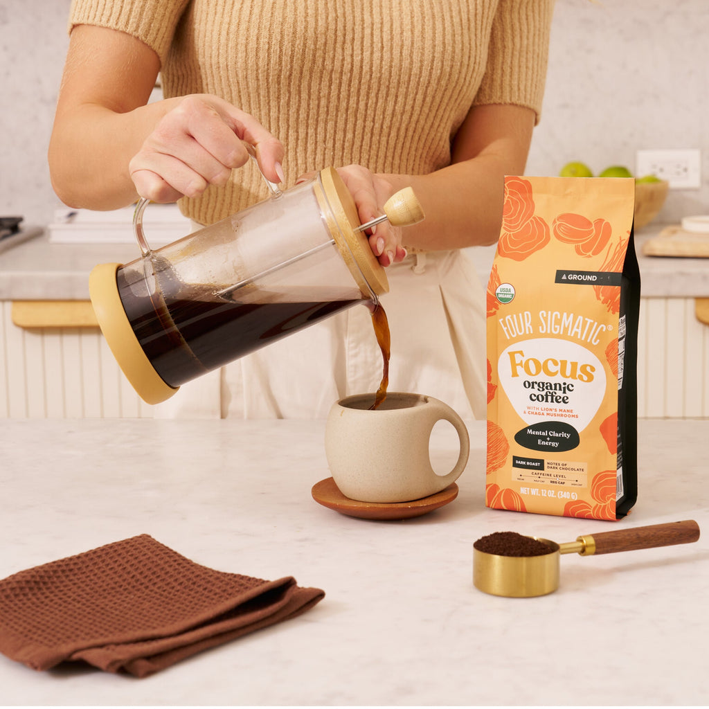 Focus Ground Coffee - Dark - Dark Roast Superfood Coffee Blend