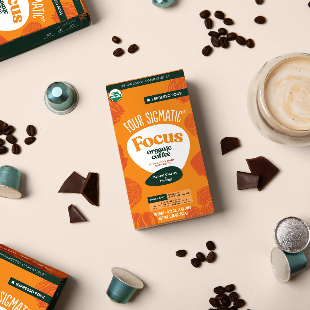 Focus Dark Roast Espresso Pods (10ct) - Dark Roast Daily Espresso Pods