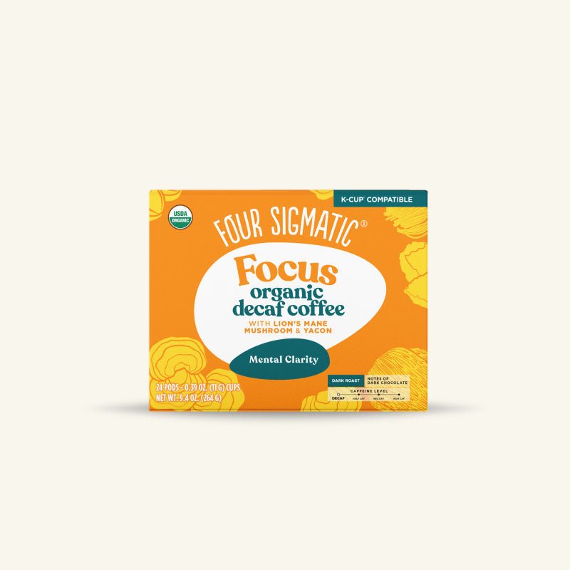 Focus Decaf Coffee Pods (24ct) - Focus Decaf Organic Coffee Pods