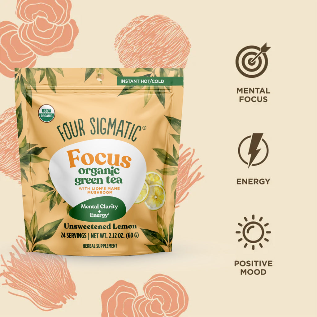 Focus Green Tea - Focus Mushroom Tea Blend