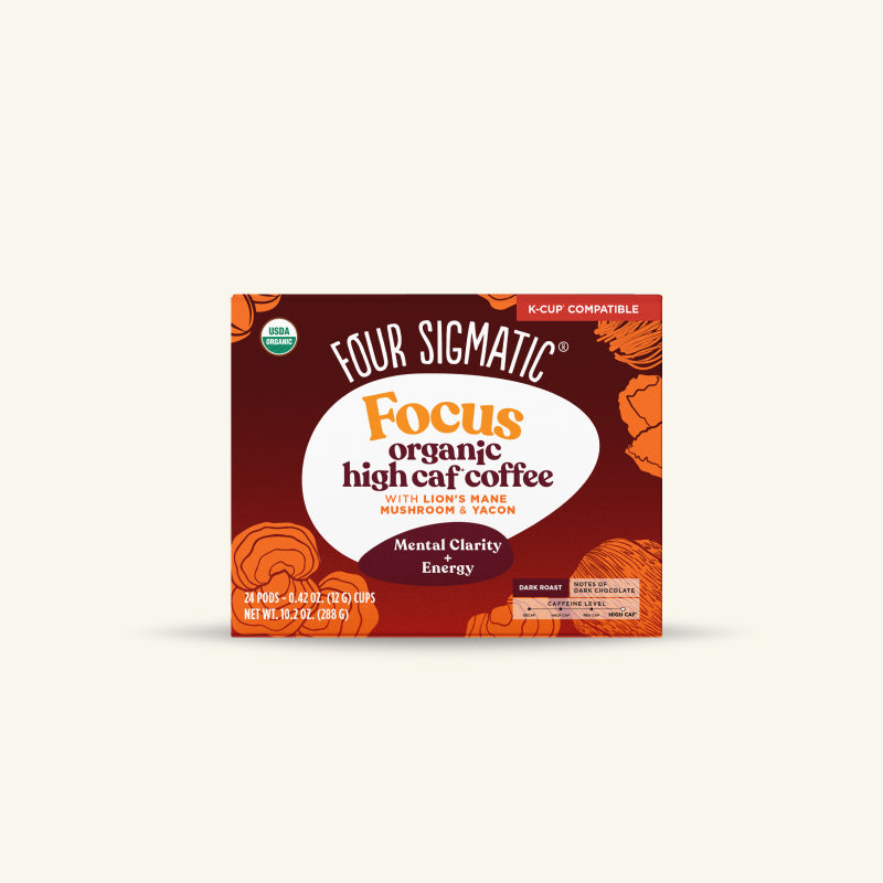 Focus High Caf Coffee Pods (24ct) - Focus High Caf Organic Coffee Pods