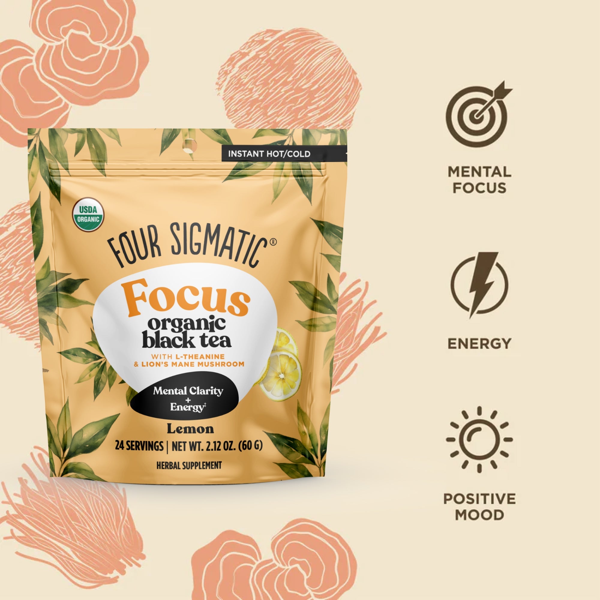 Focus Black Tea - Focus Mushroom Tea Blend