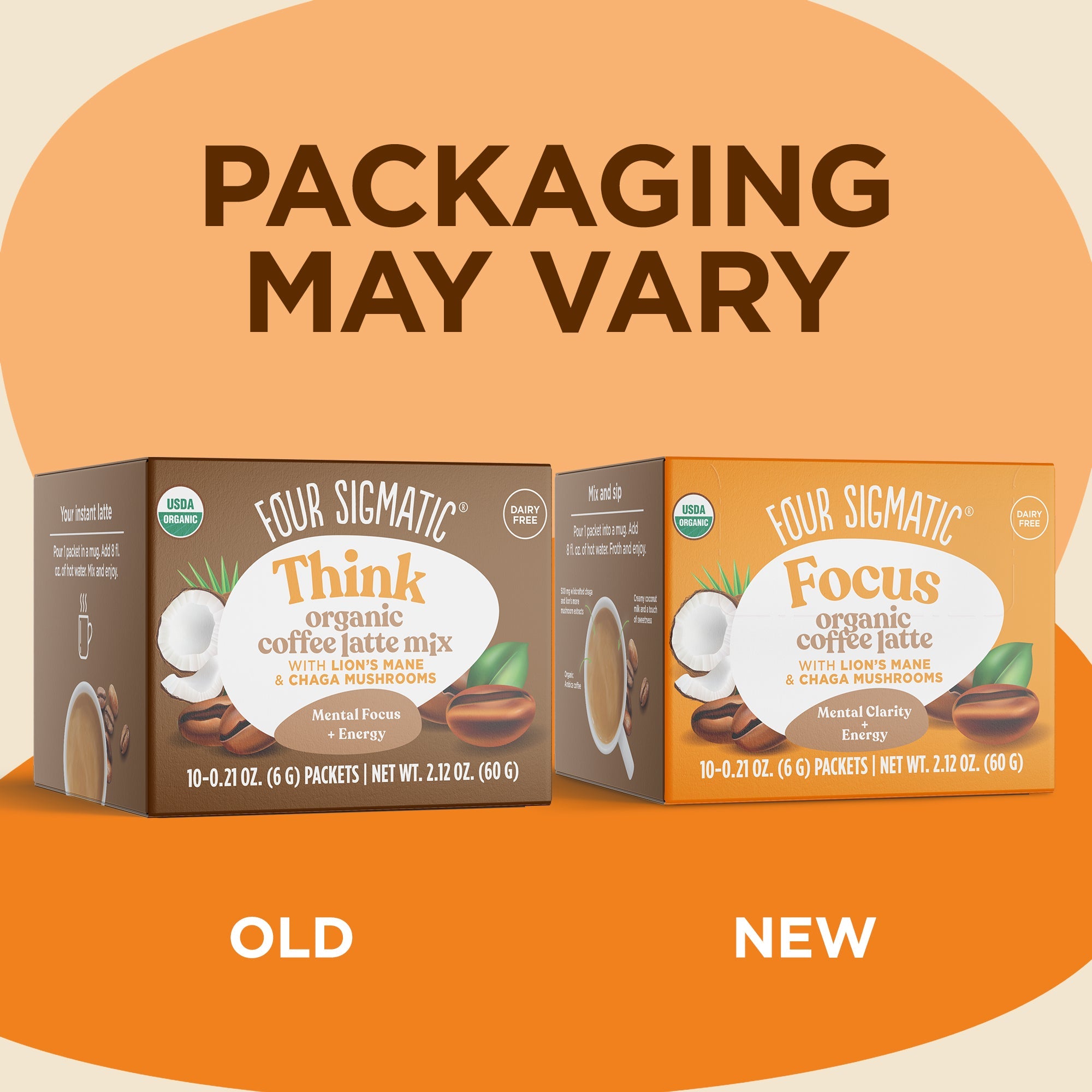 Focus Instant Coffee Latte Packets - Coffee Latte Daily Latte Blend