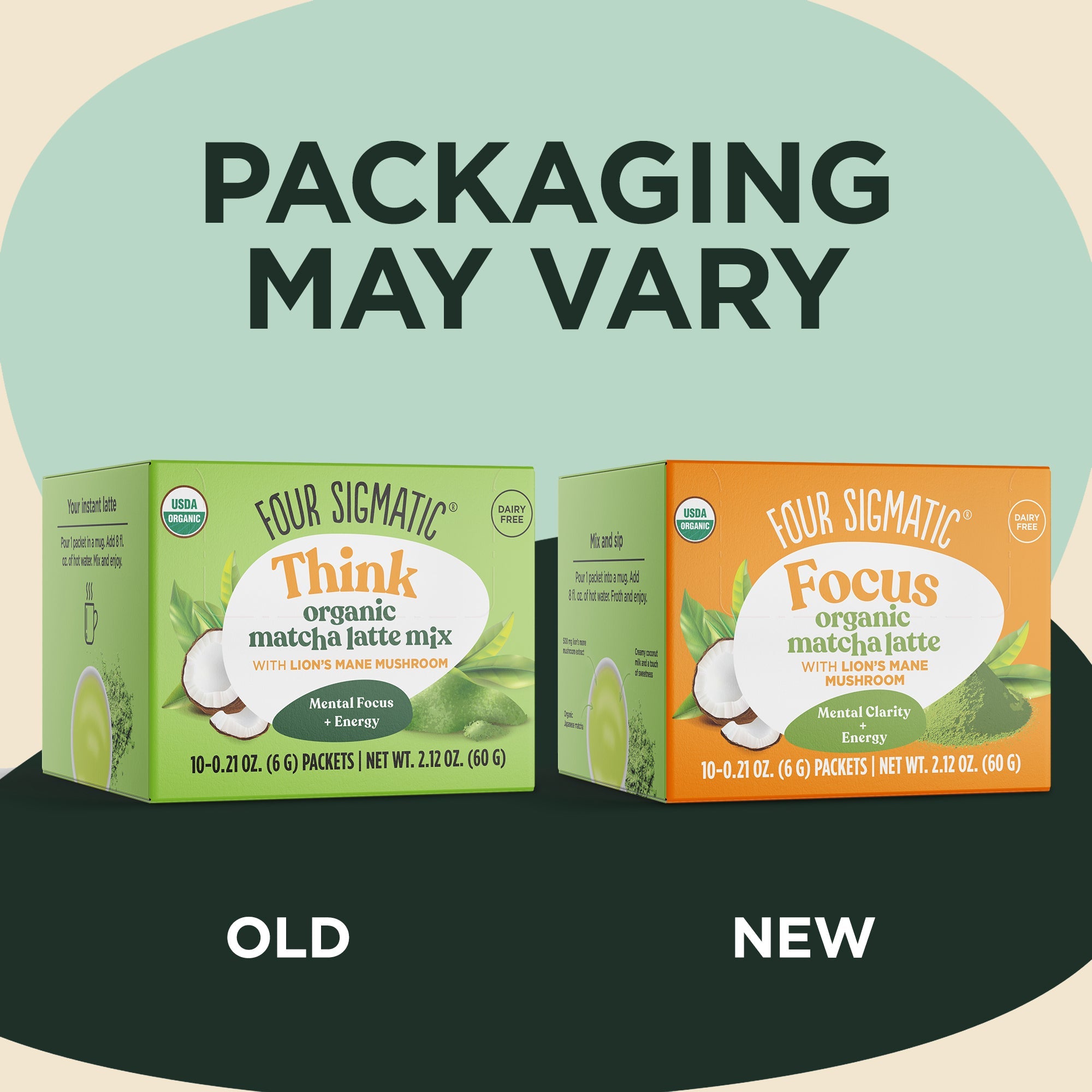 Focus Matcha Latte Packets - Matcha Latte Daily Latte Blend
