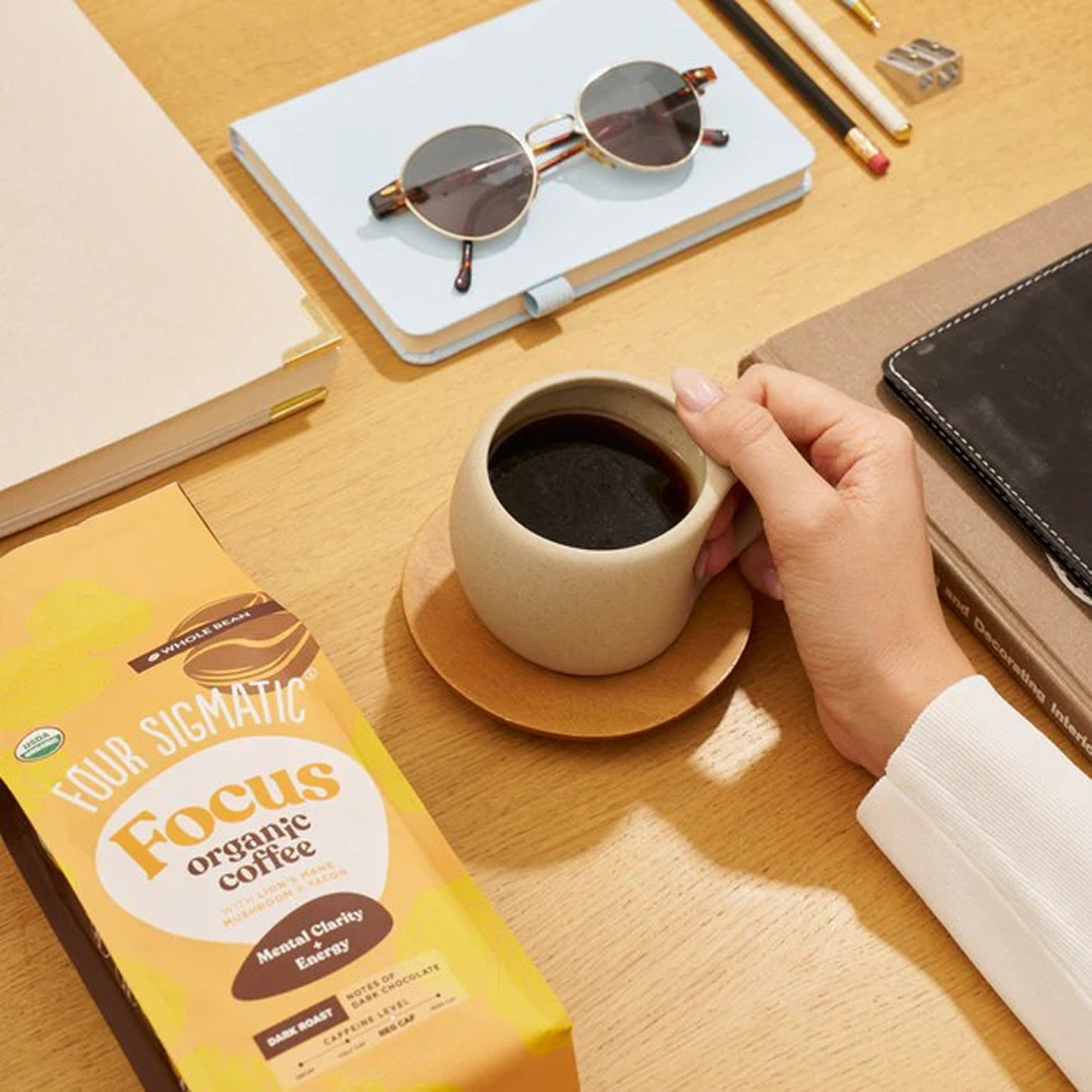 Focus Whole Bean Coffee - Whole Bean Superfood Coffee Beans