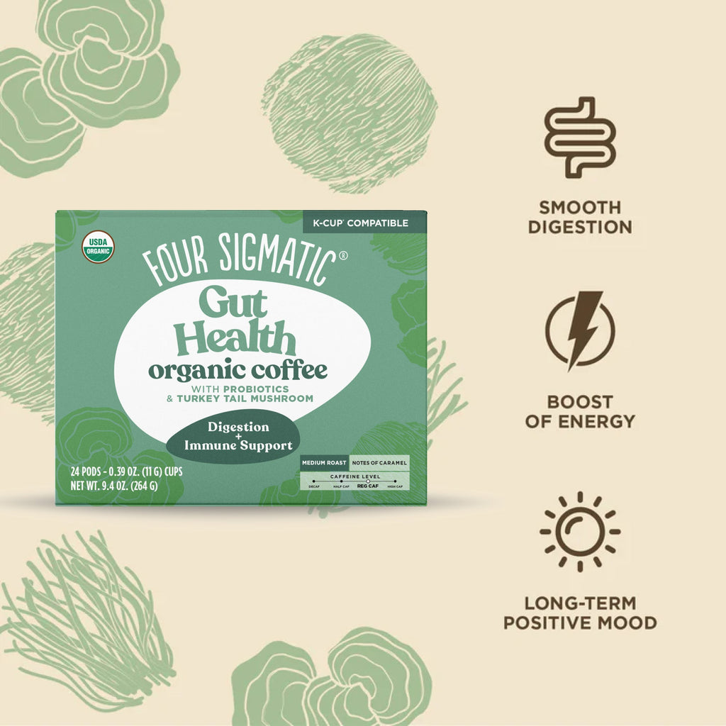 Gut Health Coffee Pods (24ct) - Gut Health Organic Coffee Pods