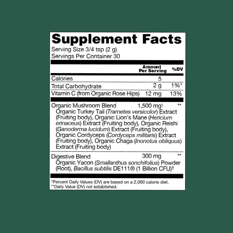Gut Health Mushroom Blend - Gut Health Superfood Mushroom Powder