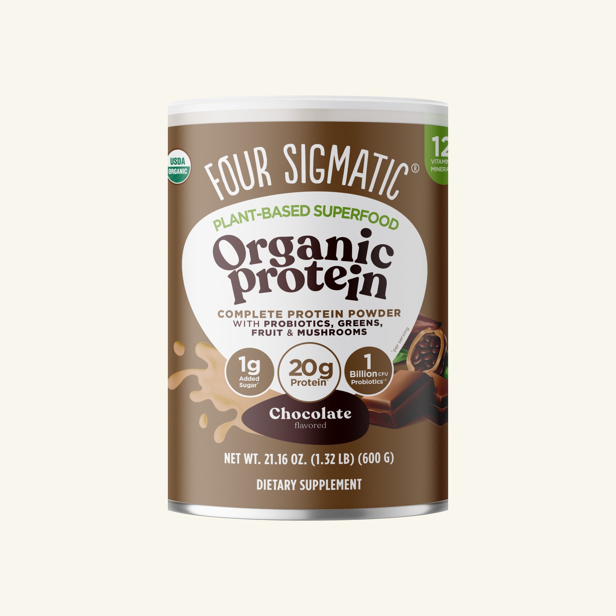 Plant-Based Protein – Chocolate - Chocolate Daily Protein Formula